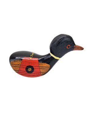 Vintage PowerBilt Duck Golf Club Head Paperweight Decor Persimmon Man Cave Folk